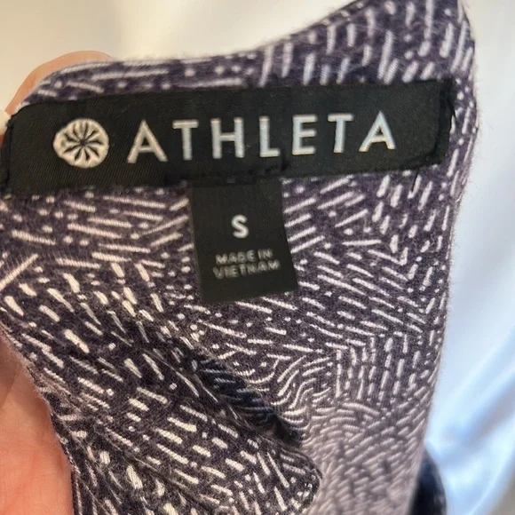 ATHLETA on my way back Purple and White speckled athletic dress - Picture 5 of 5